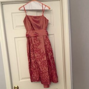Adriana Papell Pink Dress Size 4
